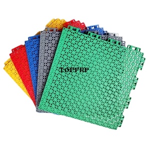 Tenis Cancha de baloncesto PP Azulejo de piso entrelazado Suelo de plástico para exteriores - Product Image 1