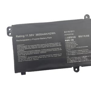 แบตเตอรี่แล็ปท็อปขายส่ง B31N1911 C31N1911 สำหรับ <span class=keywords><strong>Asus</strong></span> <span class=keywords><strong>VivoBook</strong></span> <span class=keywords><strong>14</strong></span> F413 K413 X413 M413 S413 X421 <span class=keywords><strong>Flip</strong></span> <span class=keywords><strong>TM420</strong></span> TP420 ซีรีส์โน้ตบุ๊ก - Product Image 3