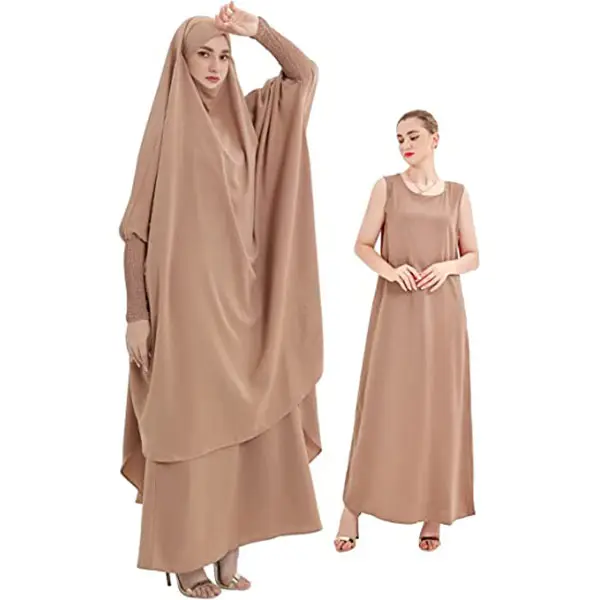 Abaya musulmana Niqab para mujer, ropa de buena calidad, hiyab urka Khimar islámico Abaya de Oriente Medio, vestidos de oración para mujer musulmana