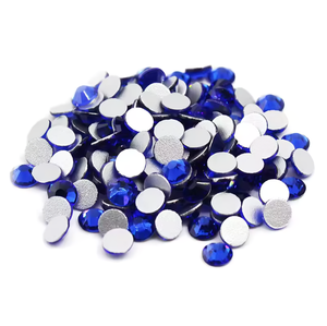 High Quality Flat Bottom Back Bulk Crystal Wholesale Custom Non Hotfix <b>Rhinestone</b> - Product Image 5