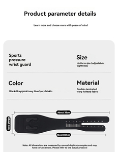 حراس رياضية ناعمة احترافية مزدوجة الأشرطة مضغوطة حماية للمعصم قابلة للتعديل تمنع استخدام اللف للبالغين - Product Image 6