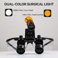 Loupe dentaire électrique ergonomique SENTEMEI personnalisée avec 4 grossissements LED, légère, certifiée CE