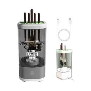 Custom Logo Makeup Brush <b>Cleaner</b> Automatic Rotating Makeup Brush <b>Cleaner</b> USB Portable Electric Makeup Brush Washing Machine - Product Image 1