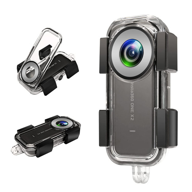 YEAH Waterproof Housing for Insta360 One X2, 30M Underwater Protective Diving Case for Insta 360 One X2 Action Camera