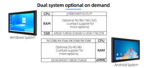 Công Nghiệp Cấp 10-Inch Máy Tính Bảng Android 2xrs232 Nhúng Tường Núi Rk 3566 32G Intel Tự Động Hóa Bảng Điều Khiển PC Mới - Product Image 4