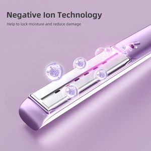 Private Label Electric Infrared Ionic Titanium <strong>Hair</strong> <strong>Straightener</strong> Flat Iron Household Use With Styling Function - Product Image 3