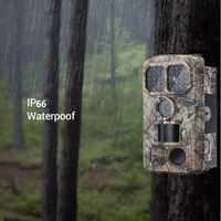 Caméra de chasse extérieure avec connexion WiFi, contrôle par application, 4K 48MP, caméra de surveillance de la faune, piège infrarouge avec diffusion en direct
