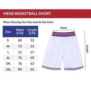 Short de basket-ball personnalisé 2021 nouveau design avec fonction de taille plus respirante - Product Image 6