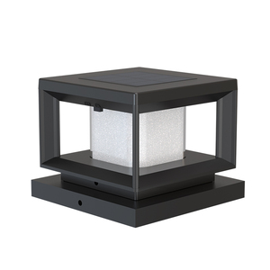 4x4 5x5 Cour Pont Vinyle Clôture Post Lampe Ip44 Étanche Sécurité Led Porte Pilier Solaire Post Lumière Jardin Extérieur - Product Image 1
