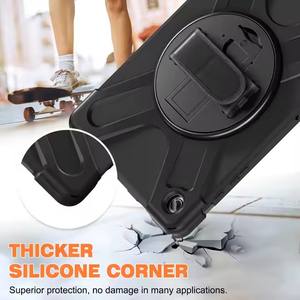 Per <span class=keywords><strong>Samsung</strong></span> Tab A9 Plus accessorio rotazione di 360 gradi rigida in plastica antiurto custodia protettiva <span class=keywords><strong>Tablet</strong></span> con tracolla - Product Image 4