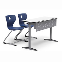 Mobilier scolaire, ensemble bureau et chaise pour étudiants, fournisseurs de mobilier pour salles de classe