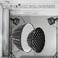 Diffuseur de flash parabolique en grille PVC Ambitful série Q9 pour Q9-60/Q9-90/Q9-120 avec monture Bowens pour la photographie de portrait et de produits