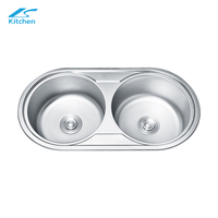 Liangshun K-8143S nouveau style évier de cuisine à bol unique en acier inoxydable avec égouttoir sans robinet