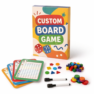 Vietnam Local Factory Custom Made Board Game OEM Personalized Box Plastic Pieces Complete Game Set Premium Party Games Supplier - Product Image 1