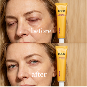 Crème Contour des Yeux Hydratante Anti-Poches au Yerba Maté et Caféine, 15ml, Végane, Marque Blanche, en Gélules Souples - Product Image 4