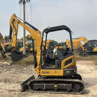 Nouvelle pelle sur chenilles Xe26u de 2,8 tonnes pour travaux de jardinage, avec moteur D1105, certifiée EPA CE
