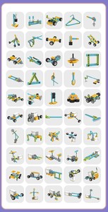 <span class=keywords><strong>SETAM</strong></span> Smart Robot Puzzle Jouet Bloc De Construction Ensemble Éducatif Premier Ensemble Logique Mécanique Puissance Wedo 45530 9686 45544 - Product Image 5