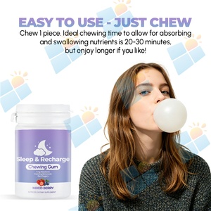 Gommes de sommeil et de recharge nocturnes à marque privée OEM/ODM avec Ashwagandha et Mélatonine pour un meilleur repos des hommes et des femmes - Product Image 6
