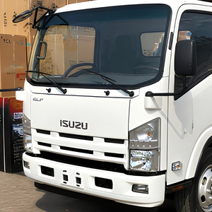 Camión <span class=keywords><strong>de</strong></span> Plataforma Isuzu ELF Blanco, Camión <span class=keywords><strong>de</strong></span> Carga Abierta para Logística, Entrega y Transporte - Product Image 4