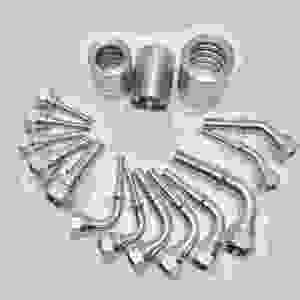 Nhà sản xuất bán buôn NPT/jic/SAE/BSP/Metric tái sử dụng thủy lực ống cao su áp lực cao lắp ráp hydraulichose kết nối - Product Image 2