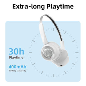 Mode métal <span class=keywords><strong>circumaural</strong></span> sans fil pour Bluetooth 5.4 casque supra-auriculaire à dos ouvert IPX4 étanche contrôle tactile 25-30h Mobile - Product Image 4