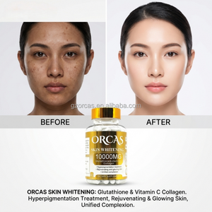 Cápsulas Blanqueadoras Súper <span class=keywords><strong>Glutathione</strong></span> de Marca Propia OEM, Colágeno, Vitamina C para Piel Oscura - Product Image 3