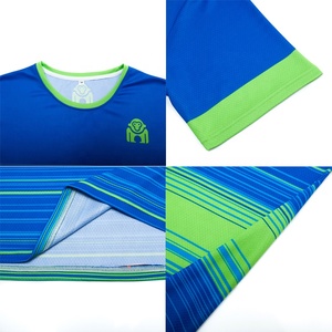 Áo chạy bộ unisex oversize chấ<span class=keywords><strong>t</strong></span> liệu polyester 100% nhanh khô, in chuyển nhiệ<span class=keywords><strong>t</strong></span> <span class=keywords><strong>t</strong></span>ùy chỉnh toàn bộ áo, áo thun in theo yêu cầu OEM. - Product Image 3