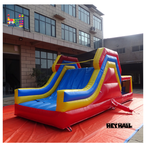 Parcours d'obstacles gonflable pour enfants avec toboggan, tunnel, mur d'escalade, jeu sportif pour fête de jardin - Product Image 3