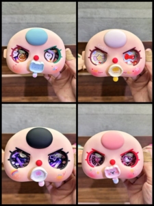 Cabeza de Muñeca de Repuesto BB3, 400% PVC, Accesorios de Caja Sorpresa, Ojos de Arena, Chupete, Cara Linda, Cabeza de Muñeca de Repuesto - Product Image 2