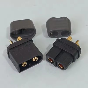 Connecteur <span class=keywords><strong>XT60H</strong></span>/XT60UH/XT60E-M/<span class=keywords><strong>F</strong></span> original avec capuchon, version 3,5 mm, plaqué or, type T, pour modèles RC - Product Image 6