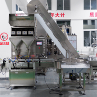 Machine de remplissage, de bouchage et de scellage entièrement automatique pour les grains de café, les noix et les granulés, avec pesage de haute précision
