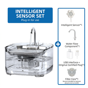 Bebedero Automático para Gatos con Sensor Inteligente y Filtro de 3.2L para Uso en Interiores - Product Image 1