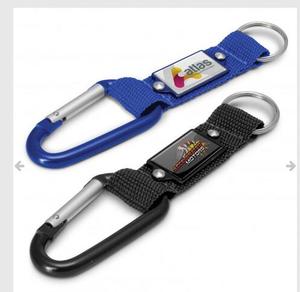 <b>Wristlet</b> Strap Carabiner Key Ring Custom Logo Wrist Straps Keychain - Product Image 4