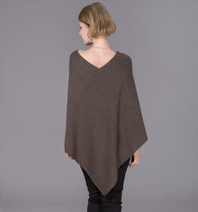 ผ้าคลุมไหลไหมแคชเมียร์แท้แบบถักสำหรับผู้หญิง ผ้าคลุมไหลกันหนาวสำหรับฤดูหนาว - Product Image 3