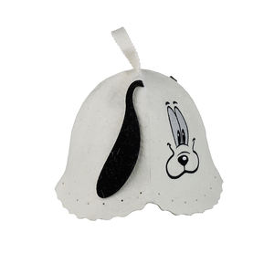Logo personnalisé Accessoires pour enfants Chapeau de sauna en feutre de laine Accessoires pour cheveux Chapeau de sauna - Product Image 4