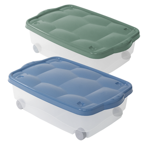 Tartarugo PP <b>Storage</b> <b>Box</b> 600x400x185mm Eco-Friendly Bin with Lid for Organizing Home Office Use - Product Image 1