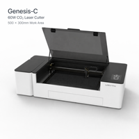 Machines de gravure et de découpe laser CO2 60W 500x300mm, refroidies par eau, avec caméra 4K et mise au point automatique pour bois, acrylique, cuir et autres matériaux vierges