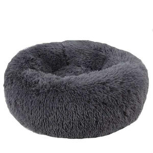 Luxus Plüsch Komfortable <span class=keywords><strong>Memory</strong></span> <span class=keywords><strong>Foam</strong></span> Wasserdicht Anti Slip Donut Runde Katze Haustier Hunde bett für Hunde - Product Image 6