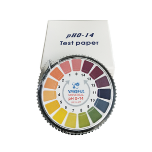 Rotolo universale delle strisce di prova del <span class=keywords><strong>pH</strong></span> del produttore, striscia di carta Ph1-14 prova della gamma completa 5M - Product Image 6