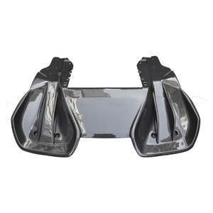 Carbon Fiber Rear Bumper Lip Fins Spoiler Rocker Winglet <b>Splitter</b> for Mclaren MP4-12C Modified 650S Diffuser Auto Tuning - Product Image 2