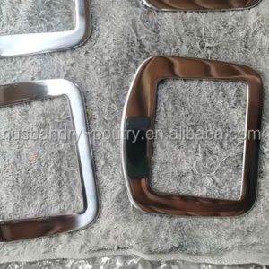 Pferde-Quadrat-D-Ring aus Edelstahl - Product Image 3