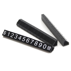 Có thể điều chỉnh 9x6 mét Dollar số đứng cho đồng hồ đồ trang sức Cube thẻ giá <span class=keywords><strong>Acrylic</strong></span> & nhựa Pop Giá hiển thị khung - Product Image 6