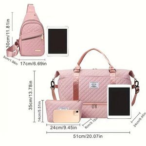 Custom Logo <strong>Light</strong> <strong>Weight</strong> High Quality Foldable Travelling Bags <strong>Luggage</strong> Sets 2/3 Piece Set Waterproof Large Capacity Travel - Product Image 2