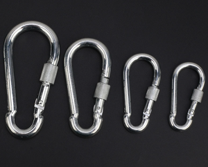 Équipement de gymnastique Pièces de bricolage 5mm 6mm Crochet de câble en acier Borne de connecteur de câble fixe pour câble métallique de gymnastique - Product Image 5