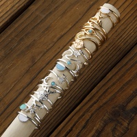 Femme flèche soleil étoile de mer boussole lune oeil vague bijoux Vintage plaqué or alliage échantillon bagues de fiançailles conception
