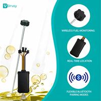 Capteur de niveau de carburant sans fil Bluetooth à longue durée de vie (3 ans) avec sonde réglable pour la surveillance du réservoir et application mobile gratuite