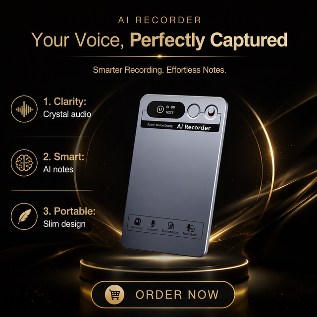 PLAUD NOTEstyle Cross-border Voice Recorder Audio Transmitter/Receiver AI Card-type Recording Pen 152-language Translation