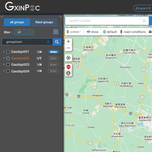 Piattaforma di Gestione e Dispatching Globale GxinPOC per Radio POC 4G con GPS e Intercomunicazione Vocale - Product Image 1