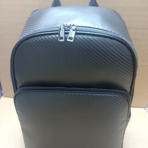 Boshiho Carbon Fiber <b>Backpack</b> Genuine Leather <b>Big</b> <b>Backpack</b> Purse for Men - Product Image 2