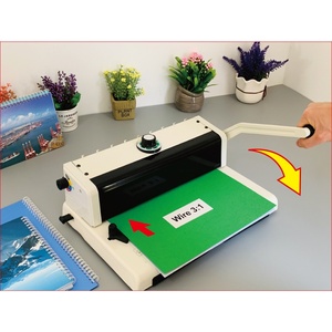 Máquina <span class=keywords><strong>Encuadernadora</strong></span> Manual de Alambre 3:1 CYT618 Compatible con Espirales <span class=keywords><strong>Cinch</strong></span>, Perforadora de 18 Hojas A4, 34 Agujeros, <span class=keywords><strong>Encuadernadora</strong></span> de Doble Bucle - Product Image 2